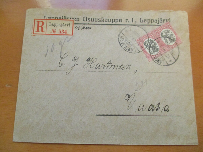 1921 Lappajärvi R liikekuori