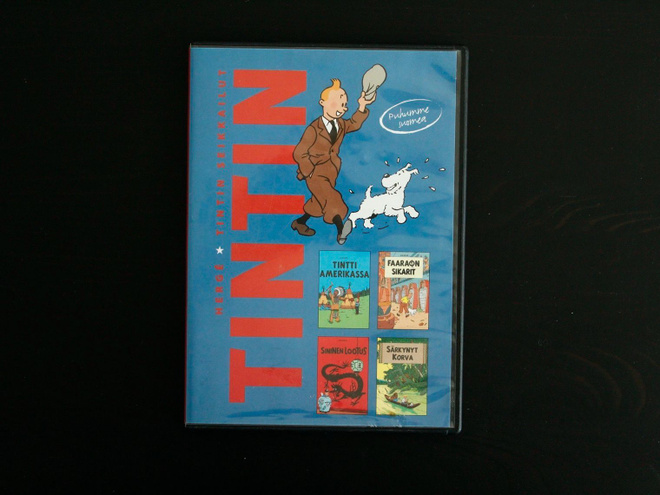 Tintin seikkailut DVD 1 Osat 1-4