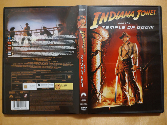 Indiana Jones and the Temple of Doom DVD