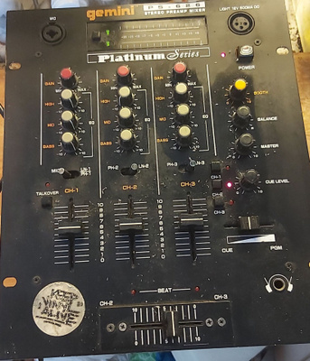 GEMINI 626 STEREO PREAMP MIXER