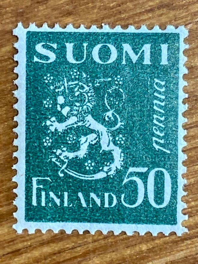 LEIJONAMALLI 1930 50PENNIÄ**