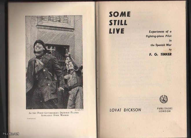 Tinker, F. G.: Some Still Live, Lovat Dickson London, rare