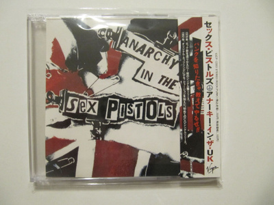 Sex Pistols – Anarchy In The UK Japanilainen CD sinkku OBI
