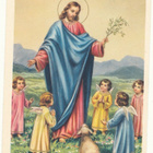 JEESUS JA PIKKUENKELEITÄ -vanha kortti - pikkukuva 1