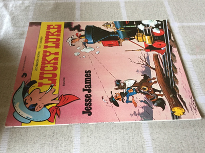 LUCKY LUKE JESSE JAMES SAKSANKIELINEN HYVÄ