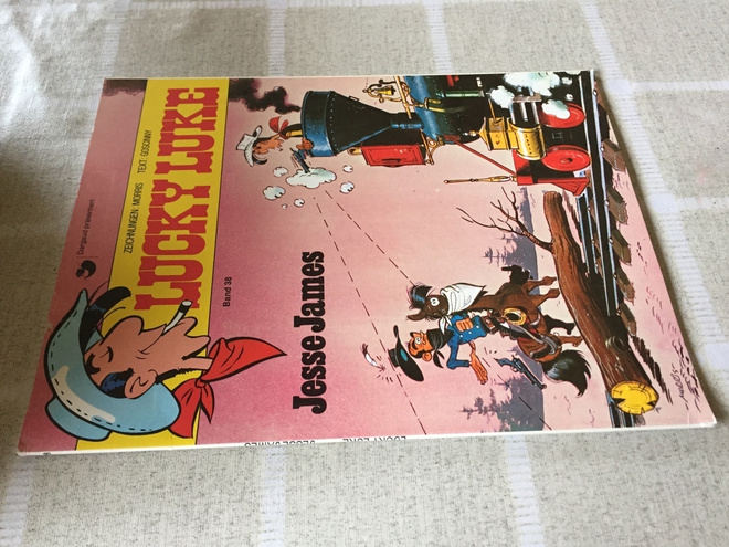 LUCKY LUKE JESSE JAMES SAKSANKIELINEN HYVÄ