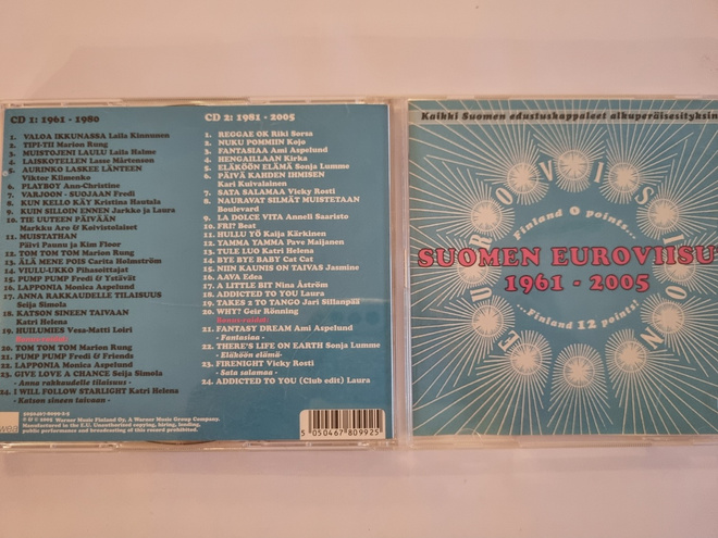 SUOMEN EUROVIISUT 1961-2005 2CD