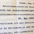 Dokumentti asiakirja v.1930 Saksa - pikkukuva 2