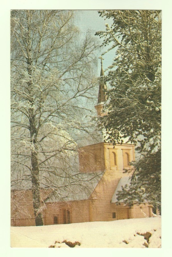 Postikortti: Östersundomin kirkko