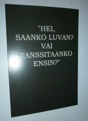"Hei, saanko luvan vai...", MiniMoi nro 1820, ei p.