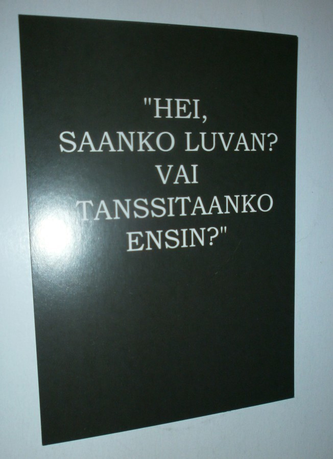 "Hei, saanko luvan vai...", MiniMoi nro 1820, ei p.