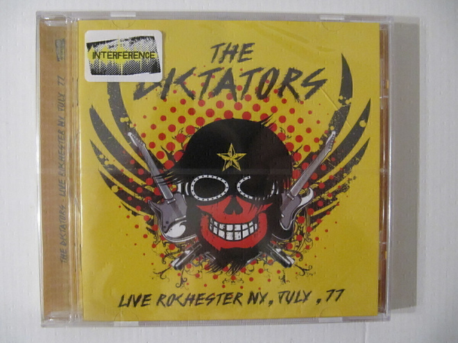 The Dictators Live Rochester NY, July, 77 CD Uusi