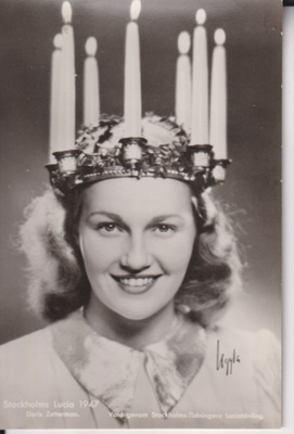 Stockholms Lucia 1945 Curli Holmberg  e32