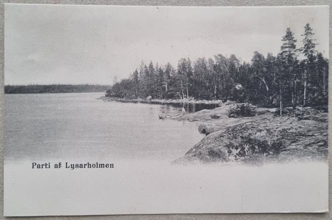 Pietarsaari Lysarholmen postikortti+negatiivi