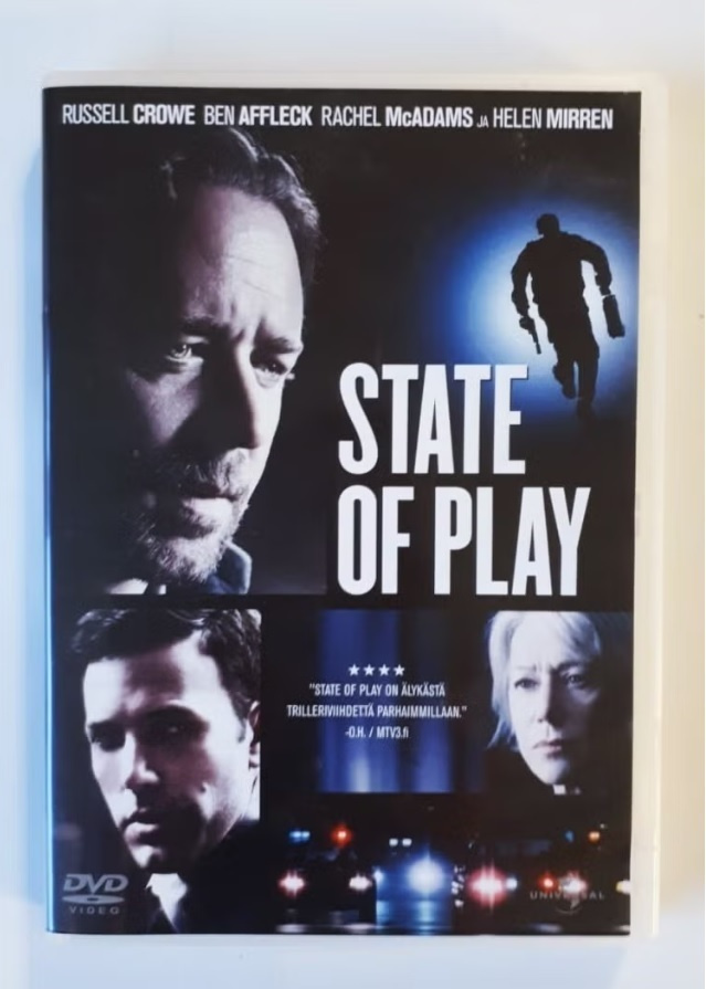 STATE OF PLAY DVD
