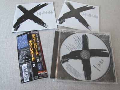 Def Leppard X cd japani 2002 obi bonuksia liite