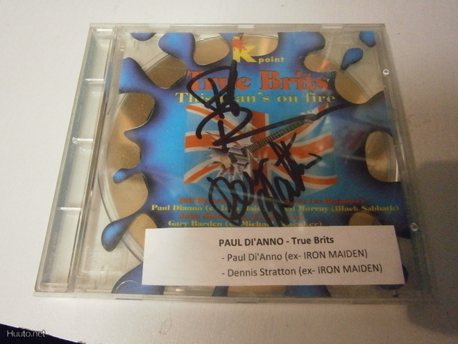 PAUL DI'ANNO - TRUE BRITS CD KAHDELLA NIMMARILLA