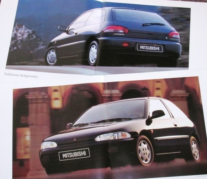 1993 Mitsubishi Colt PRESTIGE esite - valtava - KUIN UUSI