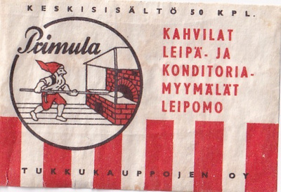 Primula, Kahvilat , Tonttu leipoo,  3/13