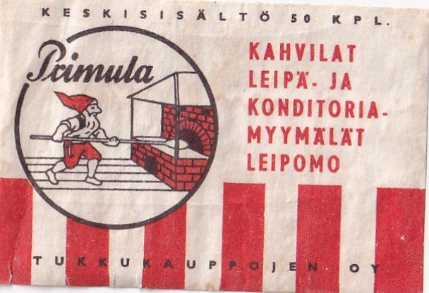 Primula, Kahvilat , Tonttu leipoo,  3/13