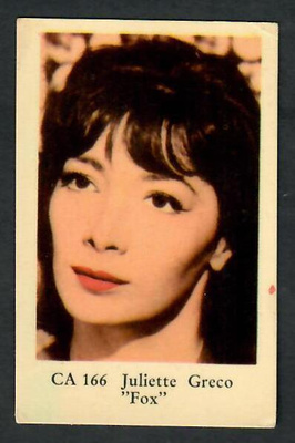 Keräilykuva - Juliette Greco CA 166 "Fox"