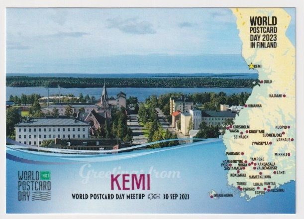 Kemi: Näkymä Perämerelle Kemin kaupungin yli