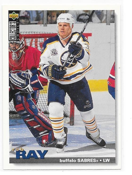 1995-96 Collector`s Choice #198 Rob Ray Buffalo Sabres Gooni