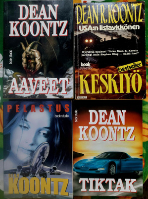 Dean Koontz: 4 kpl pokkareita >paketti 3<