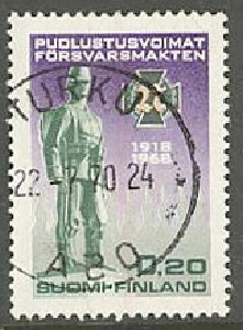 1968 puolustusvoimat 20p kaunis Turku-70
