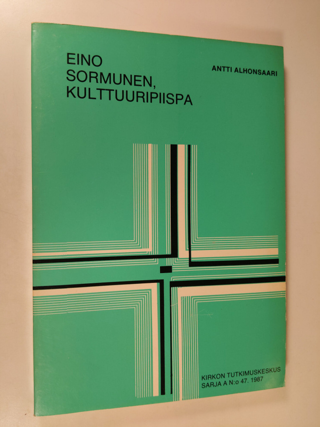 Antti Alhonsaari : Eino Sormunen, kulttuuripiispa