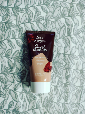~Oriflame Sweet Delights Organic Cacao Butter -kasvonaamio~