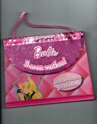 BARBIE...°°Jet-Set Tarina JA Tehtäviä°° / Gummerus (UUSI)