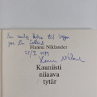 Hannu Niklander : Kauniisti niiaava tytär (signeerattu, t... - pikkukuva 3