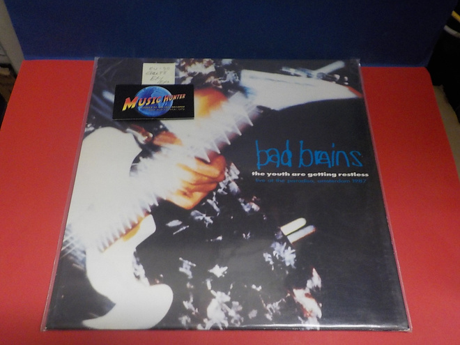 BAD BRAINS - THE YOUTH ARE GETTING RESTLESS LIVE EX-/EX+ LP