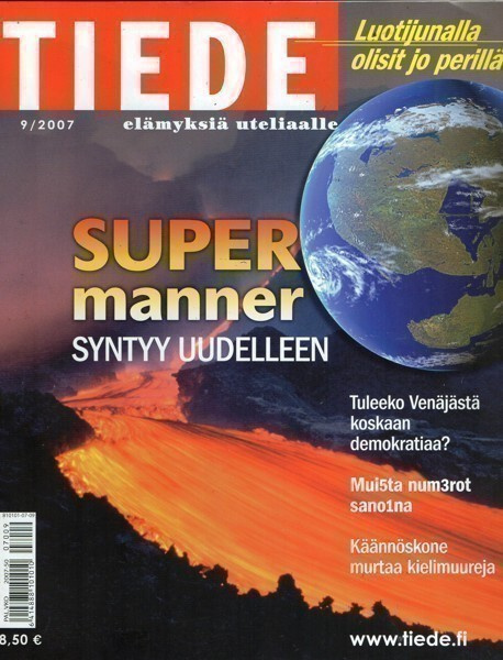 Tiede n:o 9 2007 581 km/h Luotijunalla olist jo perillä