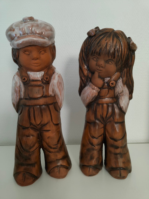 Kaunis vintage-figuuripari
