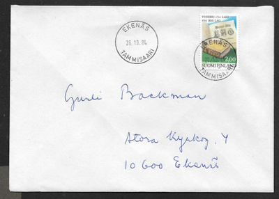 Postilähetys - v.1734 laki (LAPE 948) Ekenäs 28.10.84