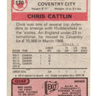 Purkkakuva Jalkapallo n:o 170 CHRIS CATTLIN. COVENTRY. - pikkukuva 2