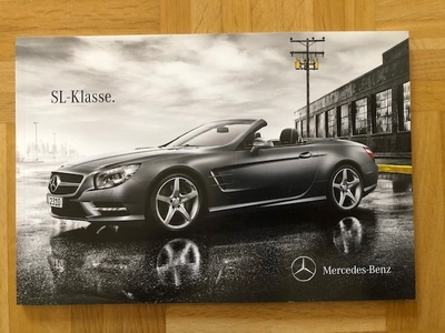 Esite Mercedes SL-sarja R231, 2012. 85 sivua. myös AMG