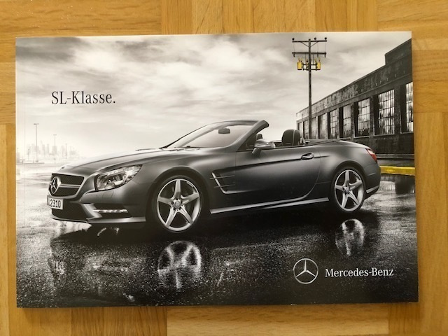 Esite Mercedes SL-sarja R231, 2012. 85 sivua. myös AMG