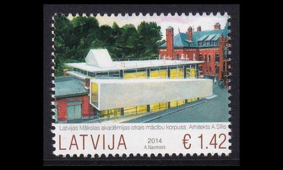 Latvia 921 ** Moderni arkkitehtuuri (2014)
