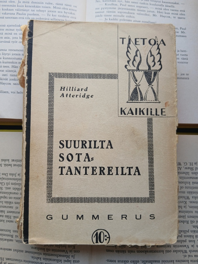 Hilliard Atteridge - Suurilta sotatantereilta (nid.)