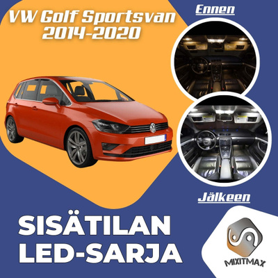 Volkswagen Golf Sportsvan Sisätilan LED-sarja 8-