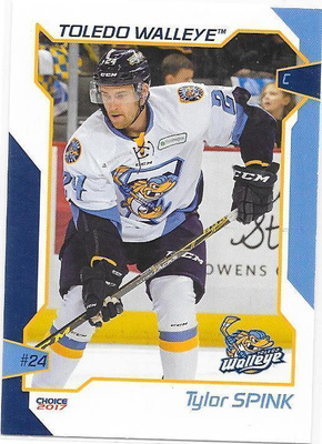 2016-17 Toledo Walleye #16 Tylor Spink ex- Ässät farmi