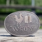 WSOY Hopeinen merkki. Halkaisija - 20 mm. Leimalla V -5!!!!! - pikkukuva 2