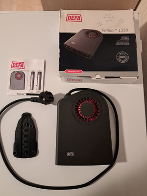 Defa Termini 1350W, uusi, auton sisätilanlämmitin
