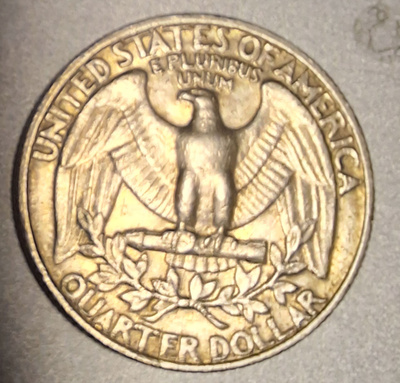 Quarter dollar 1985. Usa.
