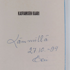 Eevi Kaasinen : Kasvamisen kaari : Eevi Kaasisen runoja (... - pikkukuva 2