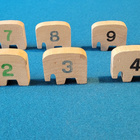 Norsu puupalikat joissa numerot - pikkukuva 3