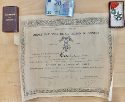 Ranska Kunniamerkki Kunnialegioonan Ritarikunta Luovari 1936